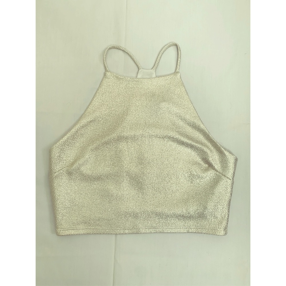 Gold Forever 21 halter top